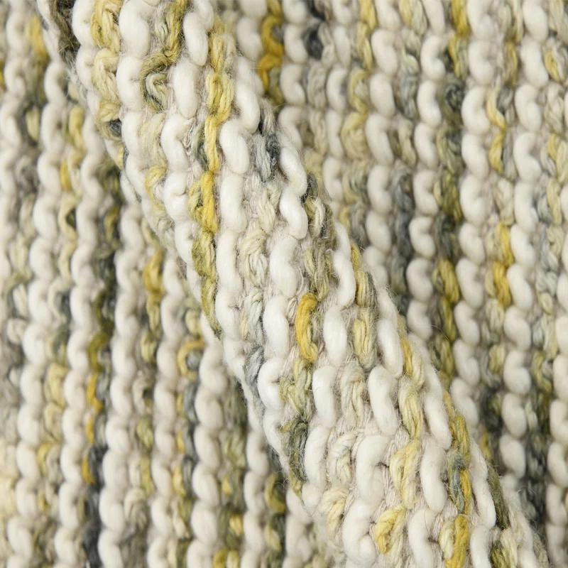 Cableknit Striped Rug