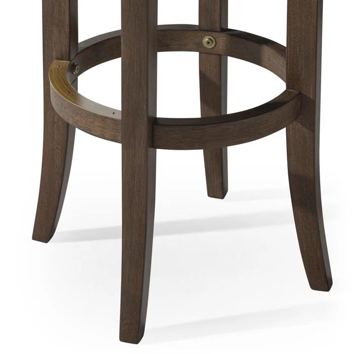 Maven Lane Maven Lane Eva Stool with Vegan Leather Upholstery
