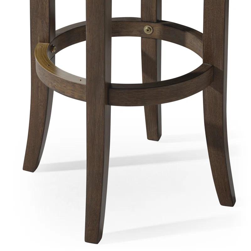 Maven Lane Maven Lane Eva Stool with Vegan Leather Upholstery