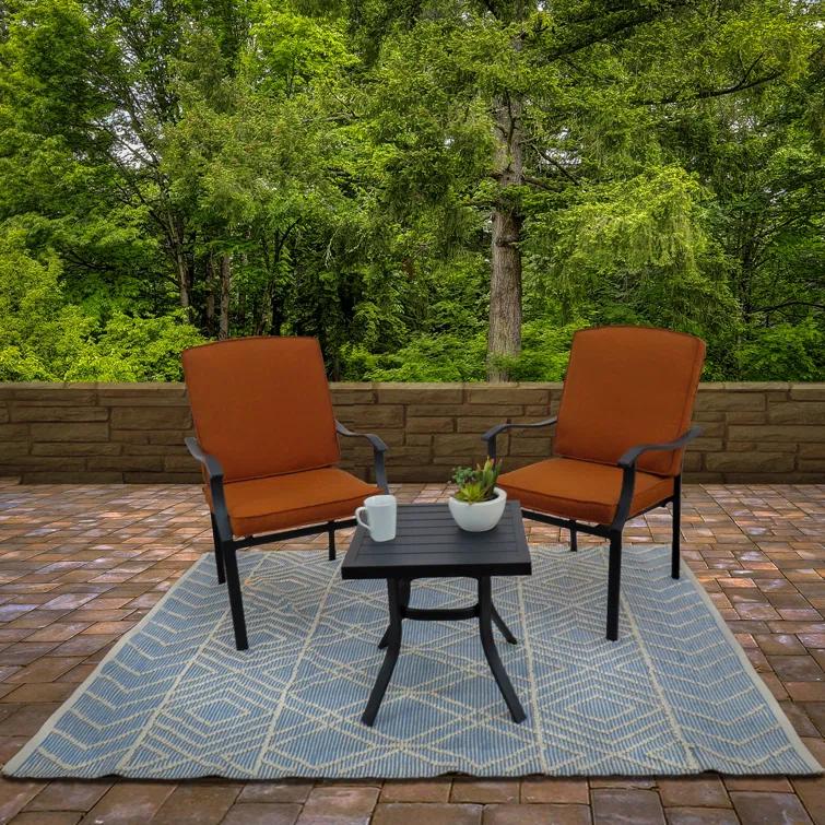 Dakota Fields Estefanya Geometric Indoor / Outdoor Rug