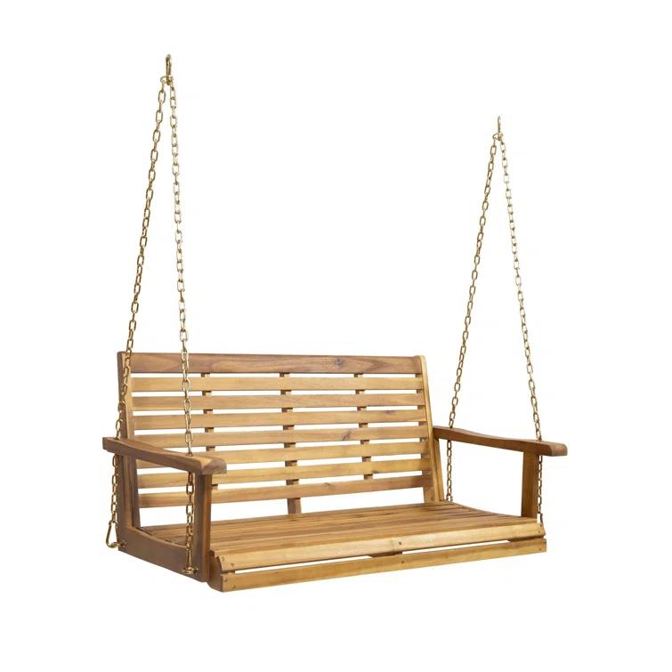 Gracie Oaks Lamp Outdoor Porch Swing
