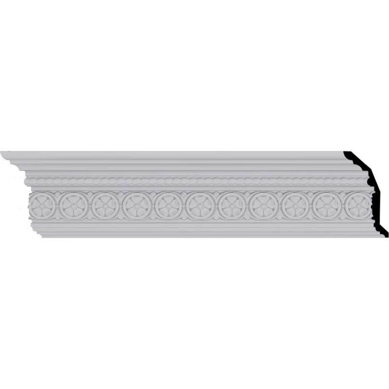 Ekena Millwork SAMPLE - Endurathane Washington Crown Moulding, 5 3/4"H x 3 1/8"P x 6 1/2"F x 12"L, (2" Repeat)