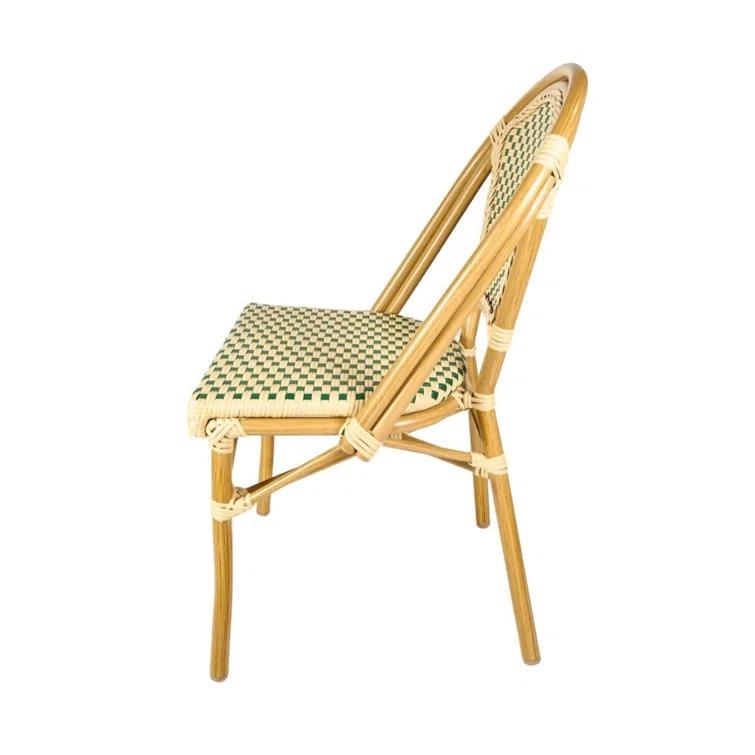 Chivari Armless French Patio Dining Chivari Chair, 2 Chair Bundle by Chivari (Set of 2)