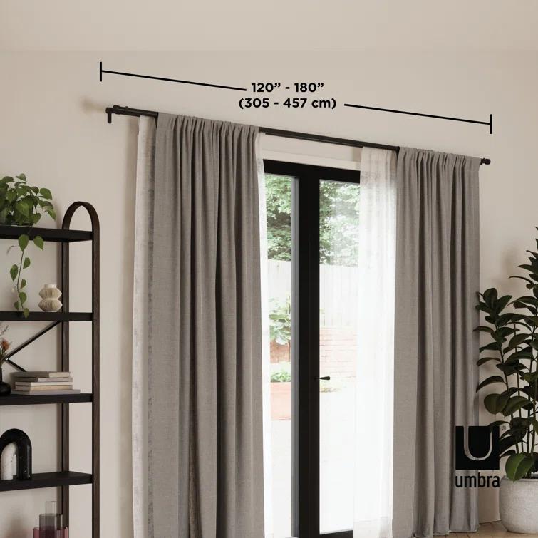 Cappa Drapery Solutions Double Curtain Rod
