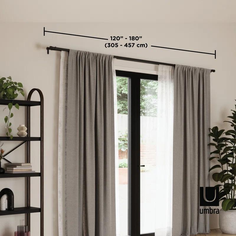 Cappa Drapery Solutions Double Curtain Rod