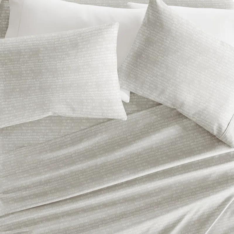 4 Piece Sheet Set Patterned Microfiber Ultra Soft Bedding
