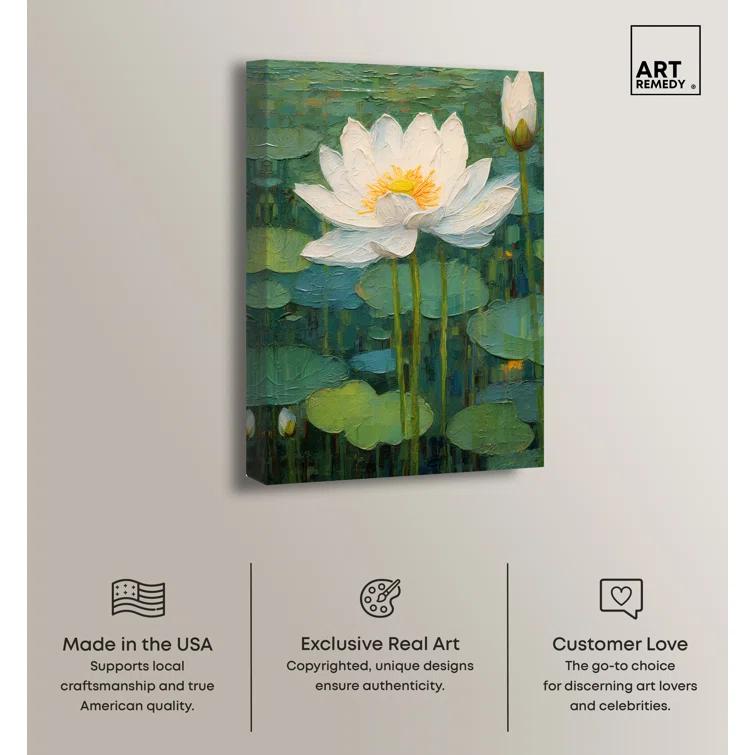 Art Remedy Art Remedy This Is My Waterlily Framed Impressionism 53041