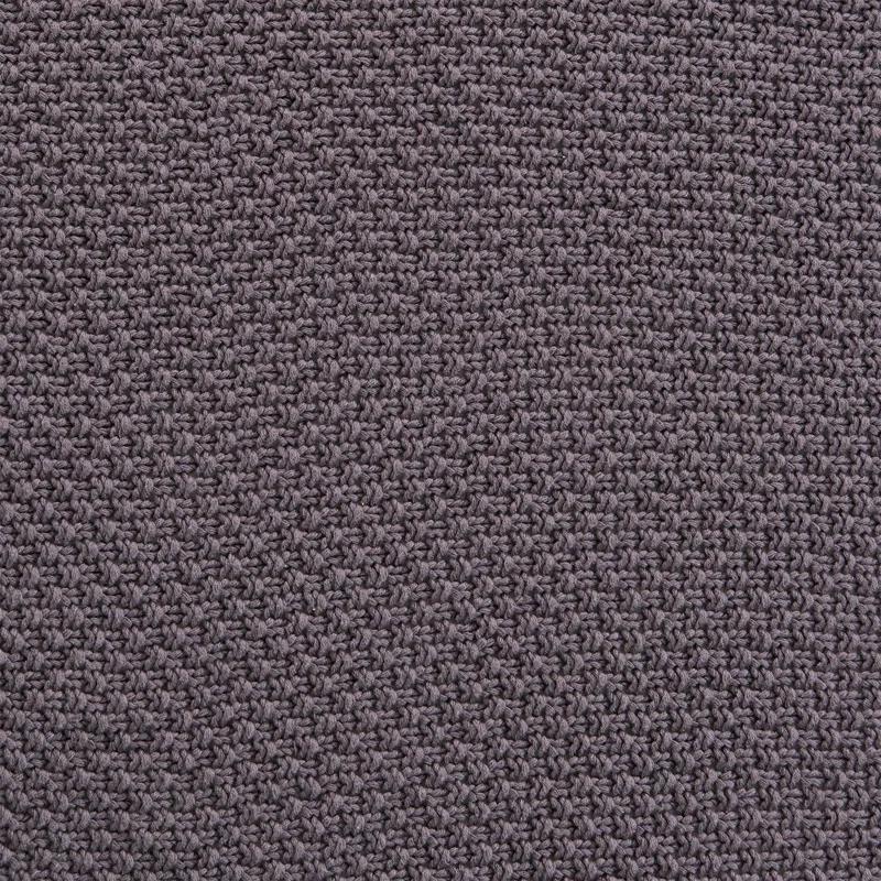 HiEnd Accents Cotton Cable Knit Solid Color Classic Chic Modern Rustic Throw Blanket