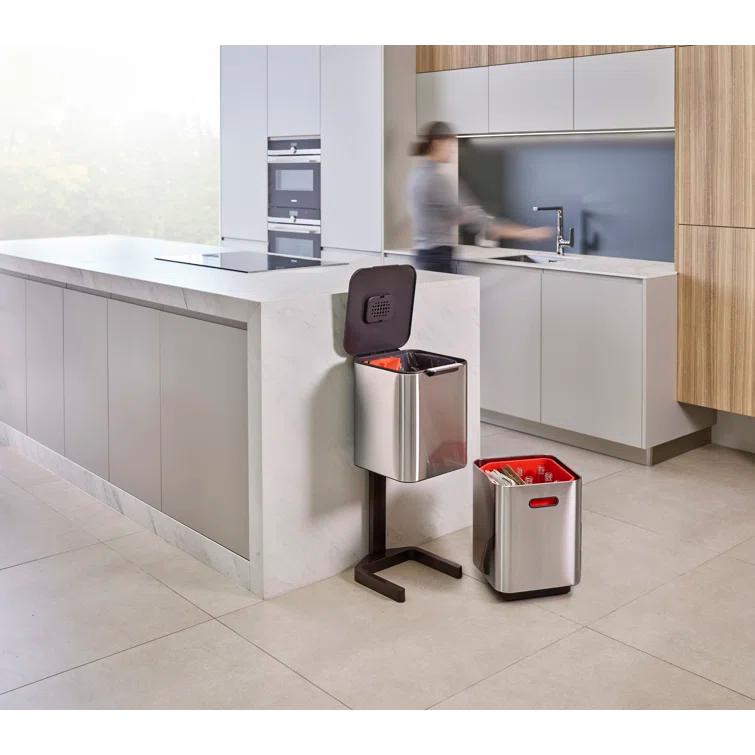 Joseph Joseph Totem Waste & Recycling Dual Kitchen Trash Can