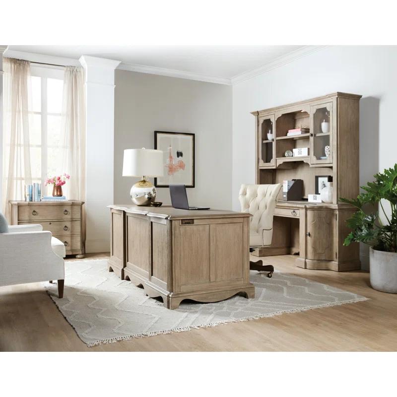 Hooker Furniture Corsica Solid Wood Base Executive Desk
