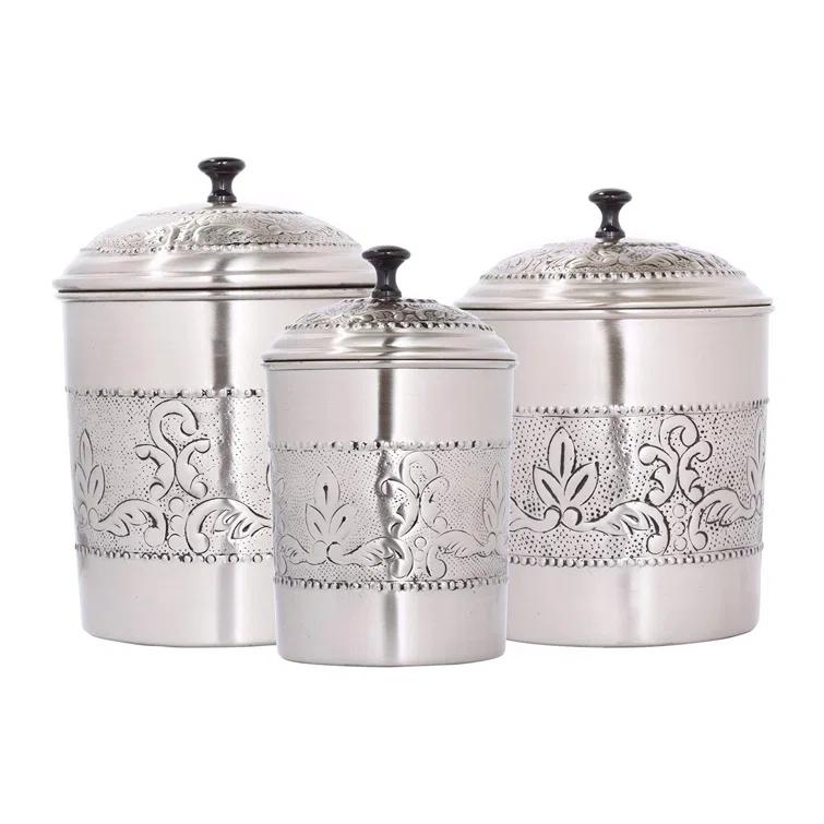 Tatara Group Set Of 3 Canisters Metal Canister - Set of 3