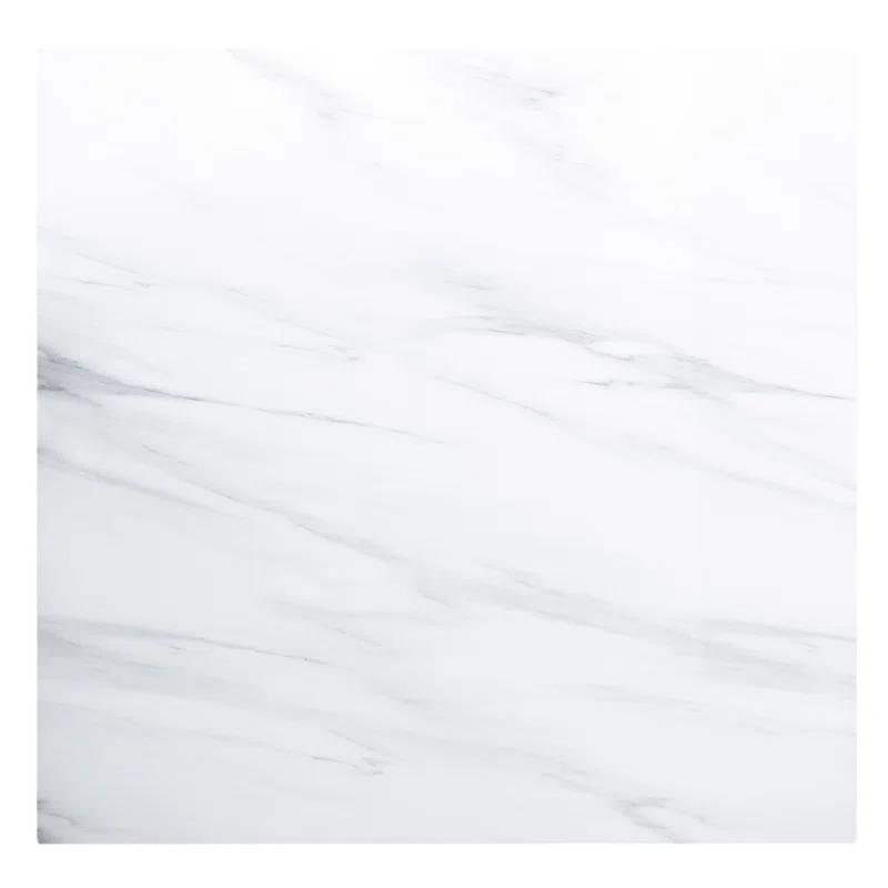 Faux Marble Top Dining Table