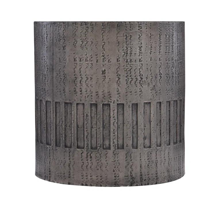 Bernhardt Miramar Round Concrete Outdoor Side Table