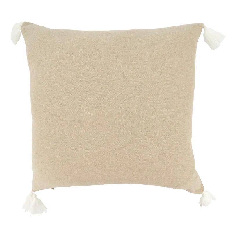 Saro Naviguer Collection Cotton Throw Pillow