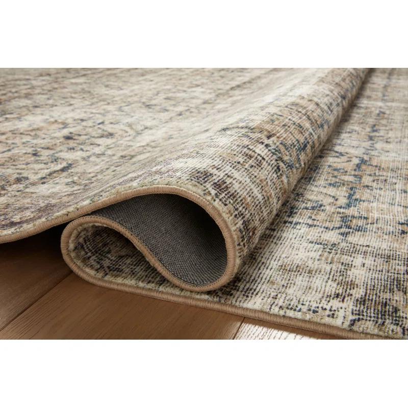 Amber Lewis x Loloi Morgan Navy / Sand Area Rug feat. CloudPile