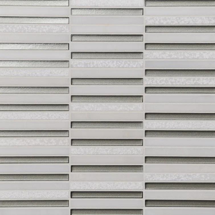 Bedrosians Kaikos 12" x 12" Glass Patterned Wall & Floor Tile