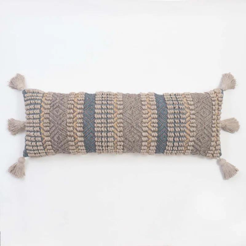 Tassels Cotton Throw Pillow