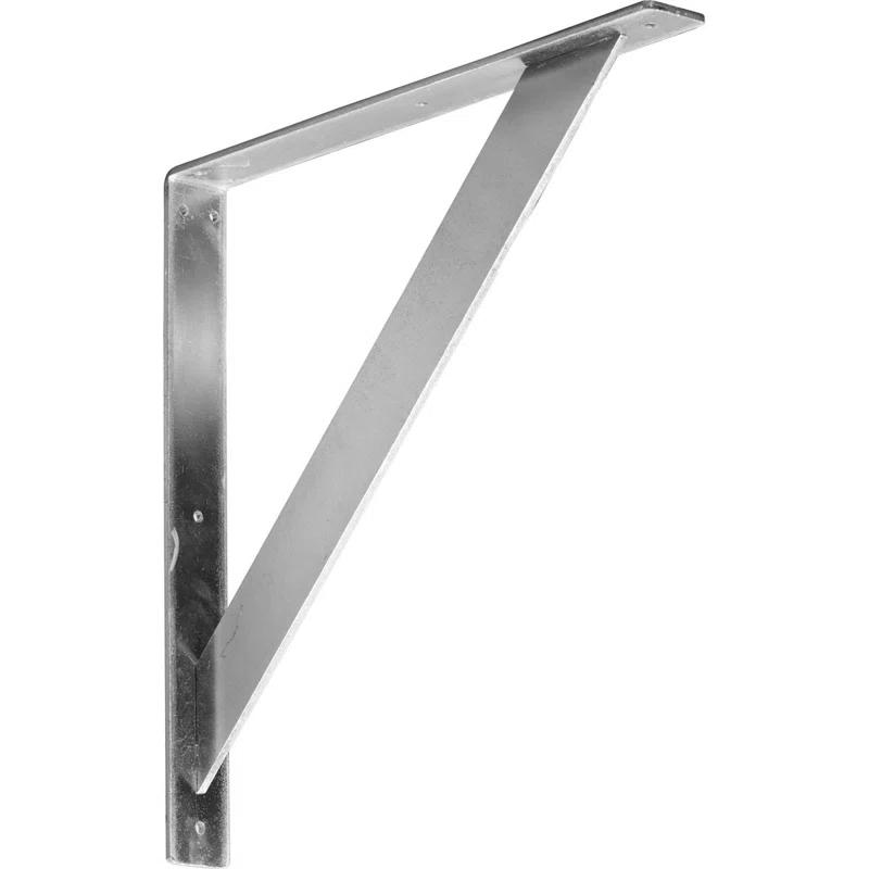 Ekena Millwork 2"W x 12"D x 12"H Traditional Steel Bracket, Unfinished