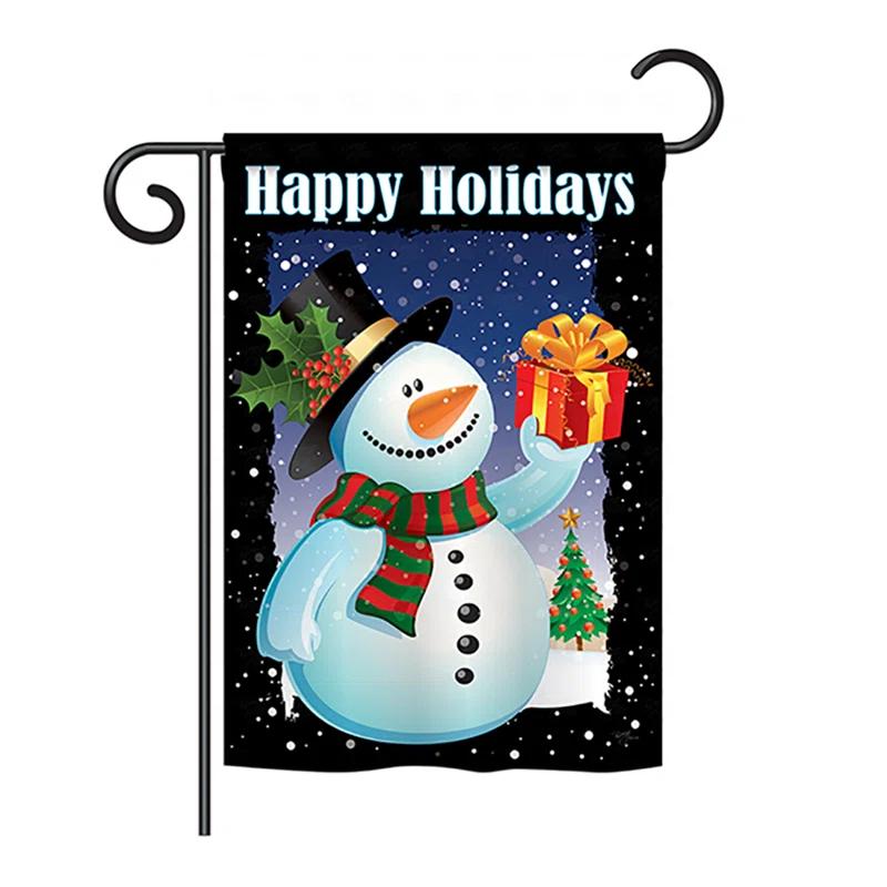 Breeze Decor Double Sided Polyester Christmas