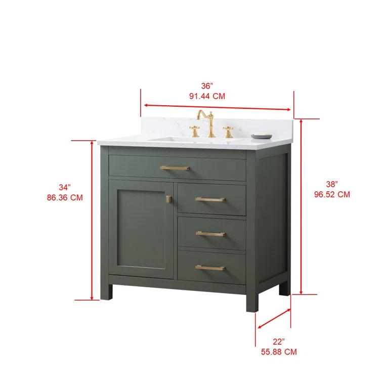 Latitude Run® Wenniah 36" Single Vanity