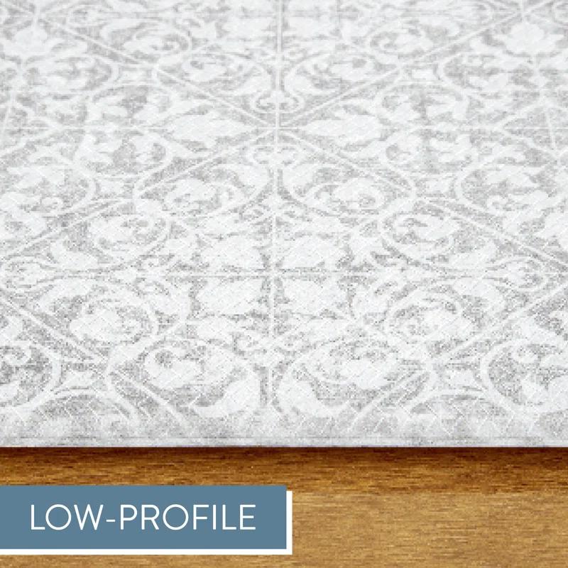 Town & Country Living TOWN & COUNTRY BASICS Comfort Plus Non-Slip Backing Vintage Medallion Tile Anti Fatigue Comfort Mat