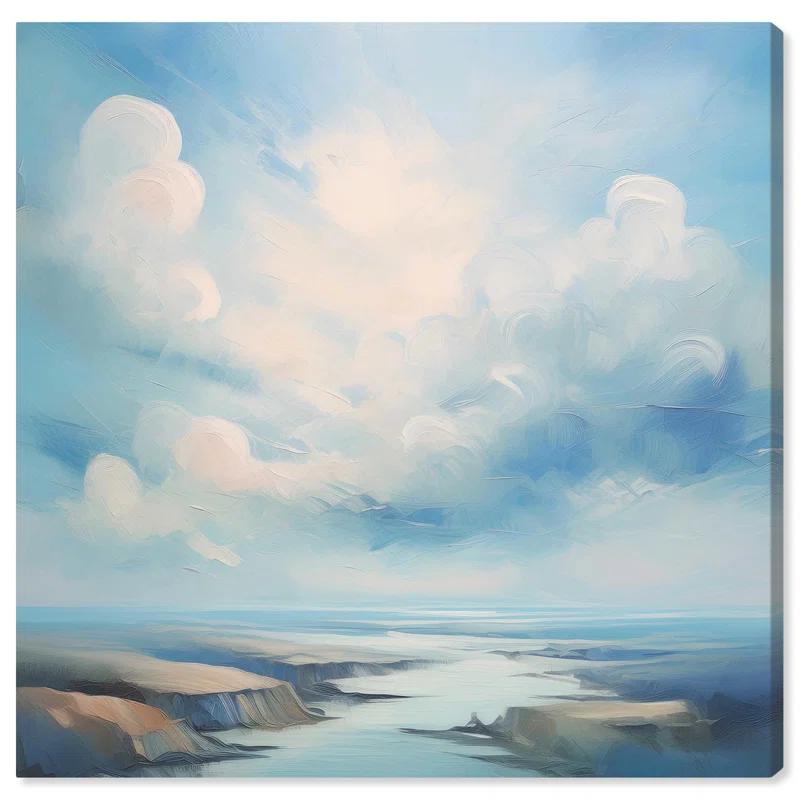 Art Remedy Calm After The Storm Canvas Coastal Farmhouse Wall Art by Art Remedy