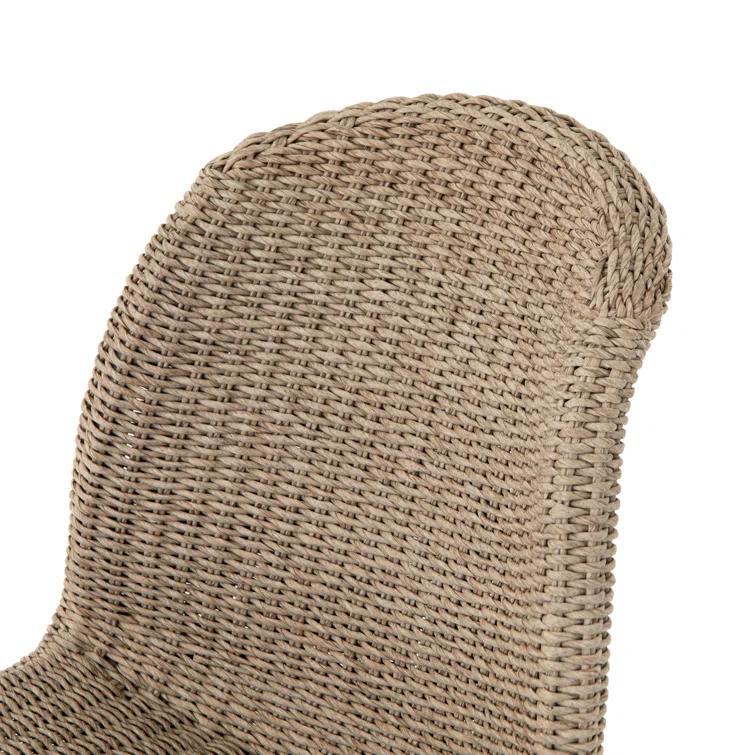 Joss & Main Daughtery Wicker Outdoor Dining Side Chair