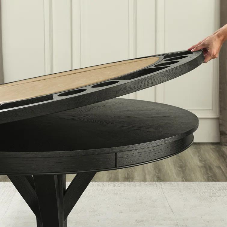 Steve Silver Furniture Steve Silver Furniture 50'' 8 - Player Foldable Poker Table