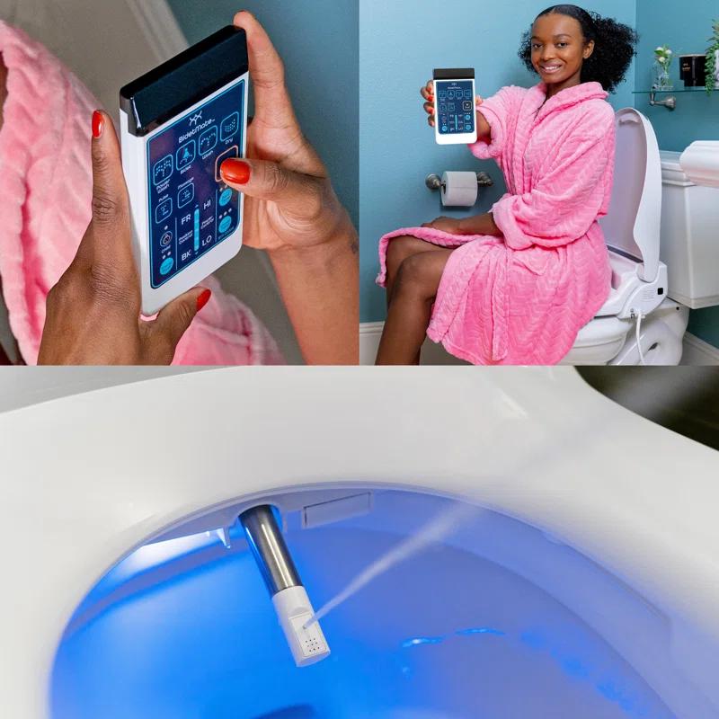 BidetMate Elongated Toilet Seat Bidet BM-2000R-E