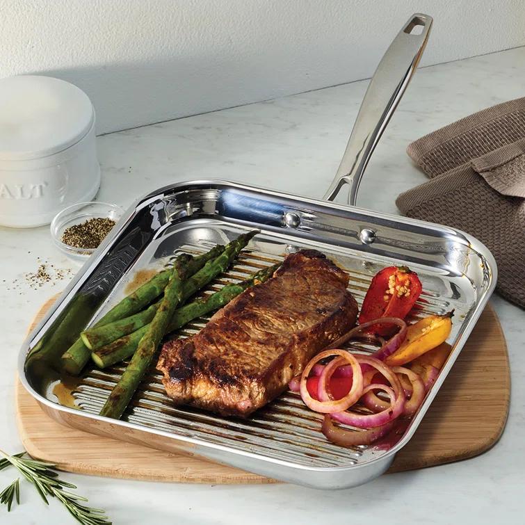 Tramontina Tramontina Gourmet Tri-Ply Clad 11" Grill Pan