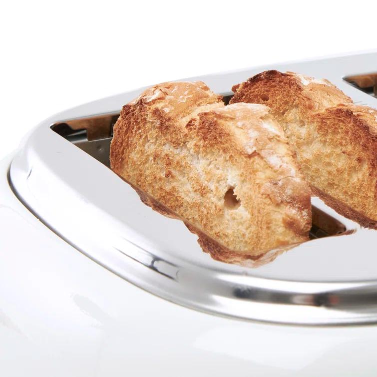 HADEN Heritage Ivory and Copper 4-Slice Toaster