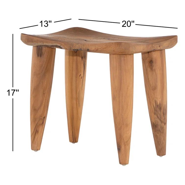 Clarabelle Indoor / Outdoor Stool - Ivory