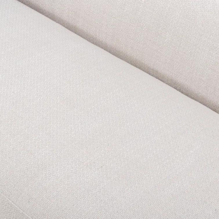 Nara 96'' Off-White Linen Tuxedo Arm Sofa