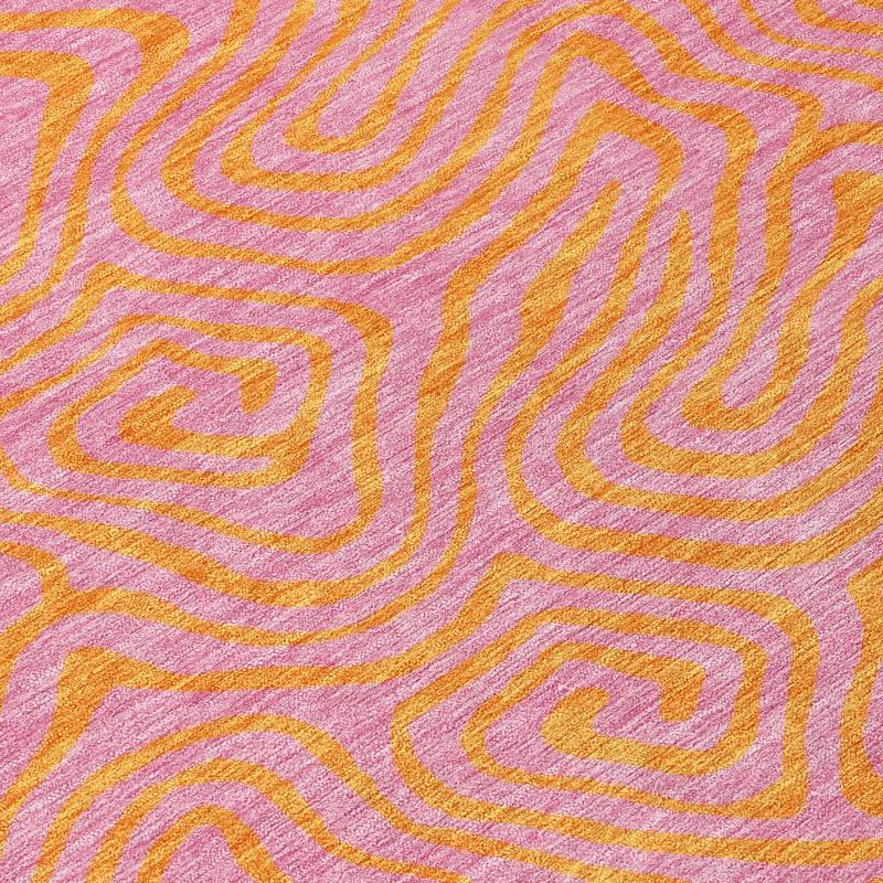 Machine Washable Indoor/Outdoor Chayden ACN1031 Pink Rug