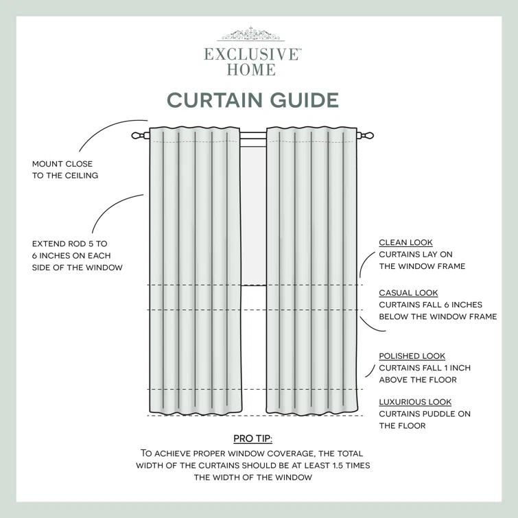 Amalgamated Textiles Polyester Curtain Pair