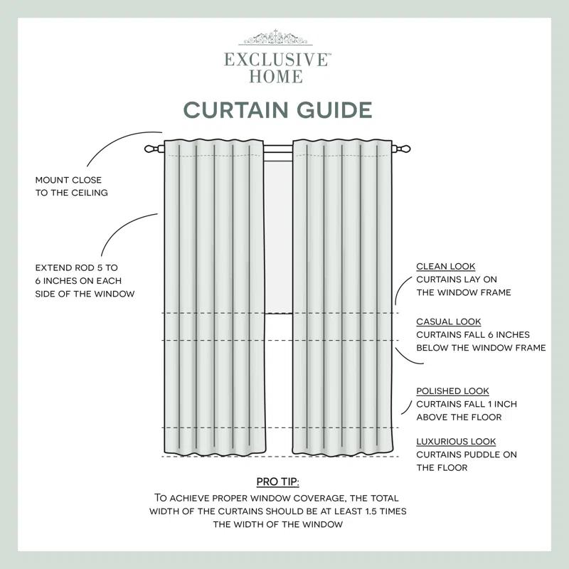 Amalgamated Textiles Polyester Curtain Pair