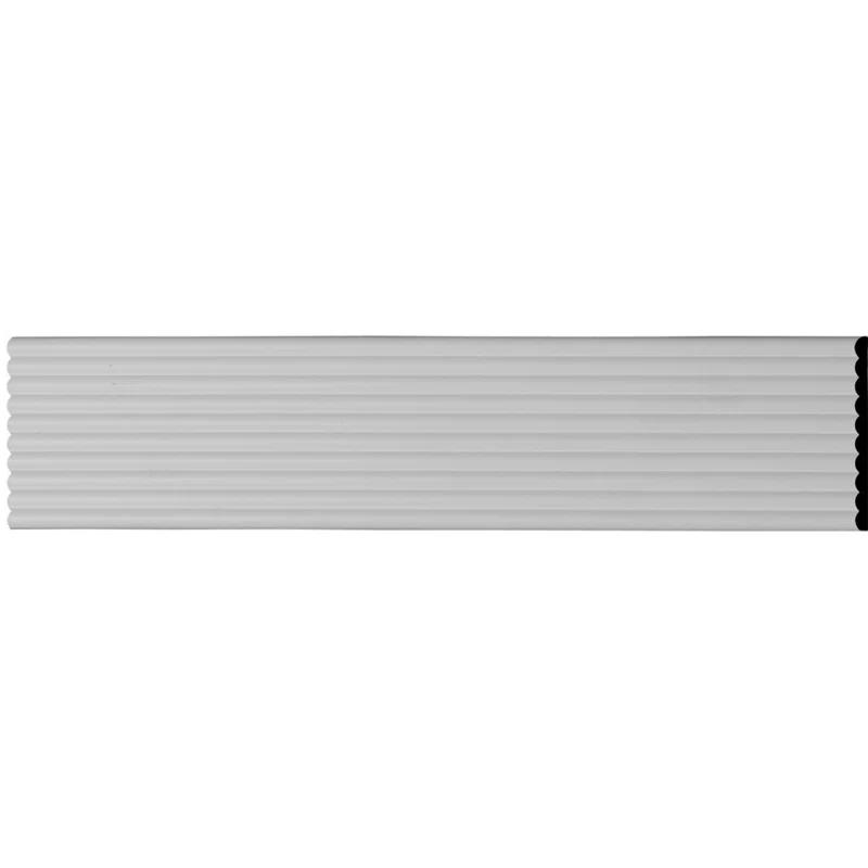 Ekena Millwork 4"H x 3/8"P x 94 1/2"L Fluted Panel Moulding