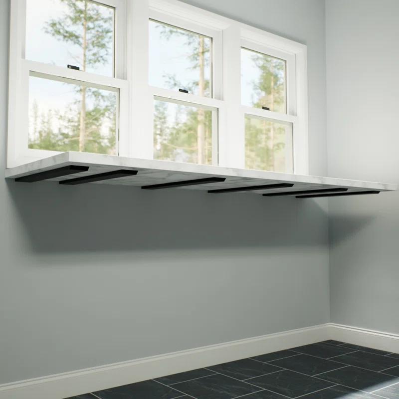 The Original Granite Bracket The Original™ Side Wall Hidden Countertop Support Standard Bracket - (Right, Steel)
