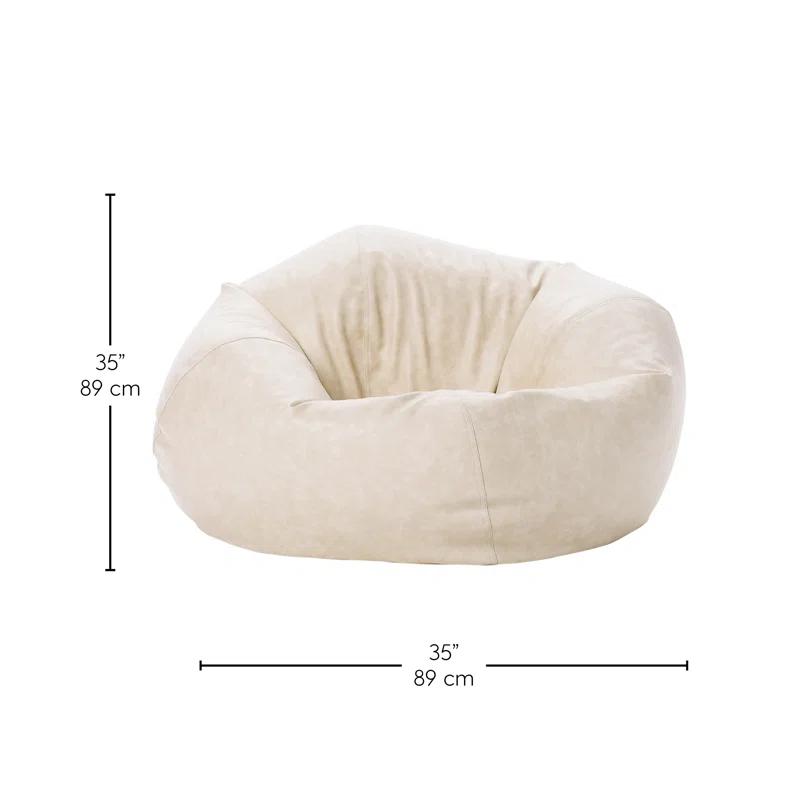 Standard Faux Leather Classic Bean Bag