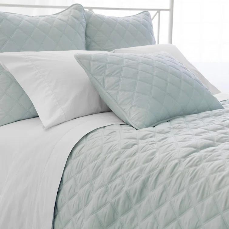 Pine Cone Hill Quilted Silken Solid Coverlet