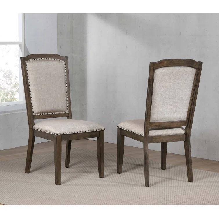 ZHENMIAO XINLEI TRADING INC 19'' H Upholstered Side Chair (Set of 2)