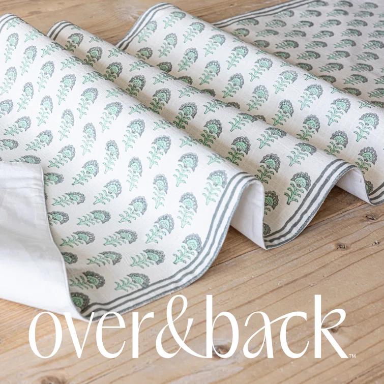 over&back Hand-Blocked Table Runner