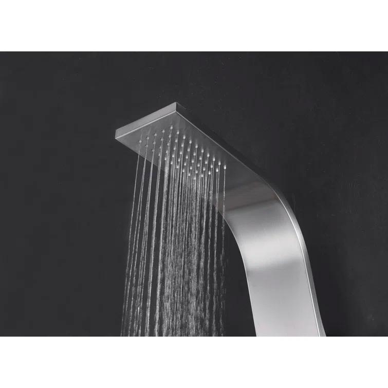 ANZZI Aura 39.37'' Shower Panel with Fixed Shower Head SP-AZ078BS