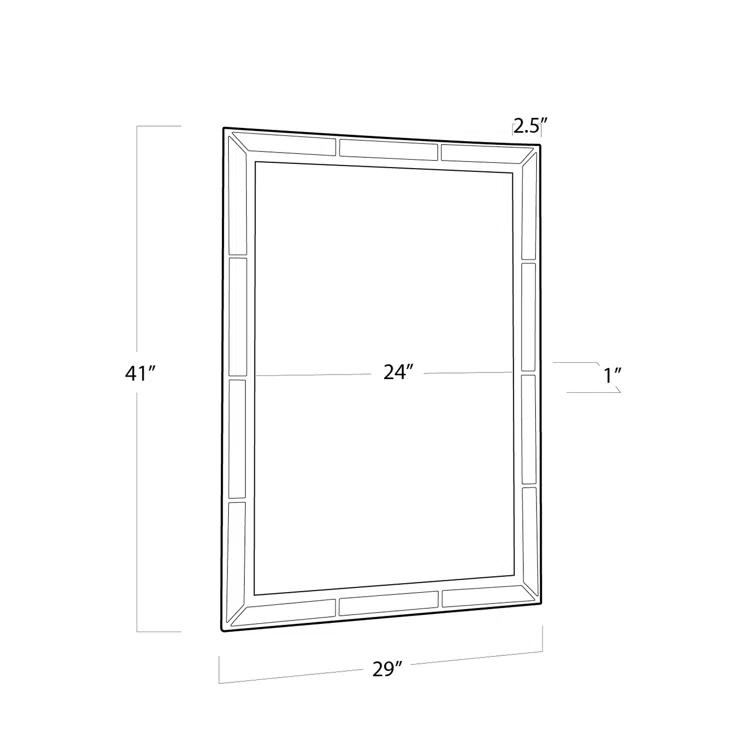 Regina Andrew Plaza Beveled Mirror