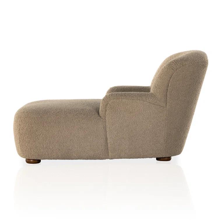 Preston Chaise - Camel Sheepskin