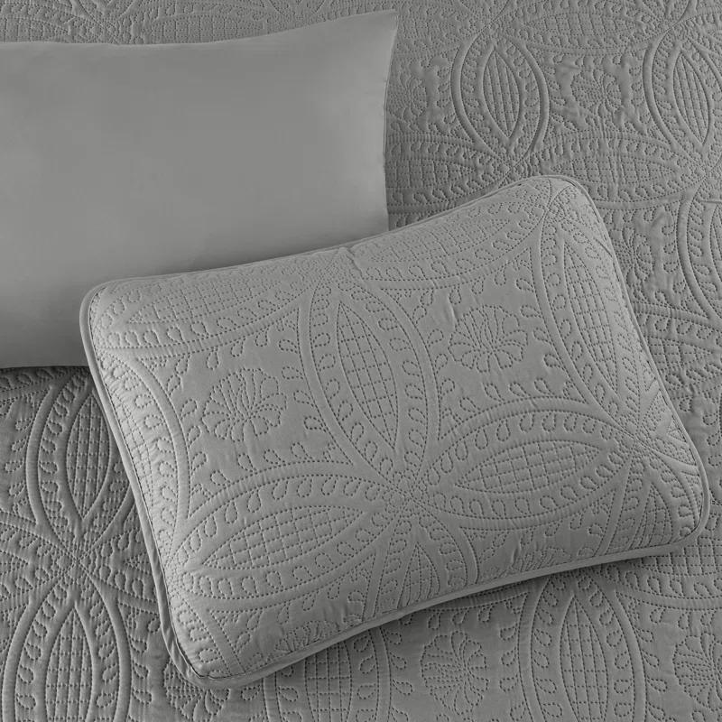 Chezmoi Collection Liam Microfiber 7 Piece Bed in a Bag Comforter Set
