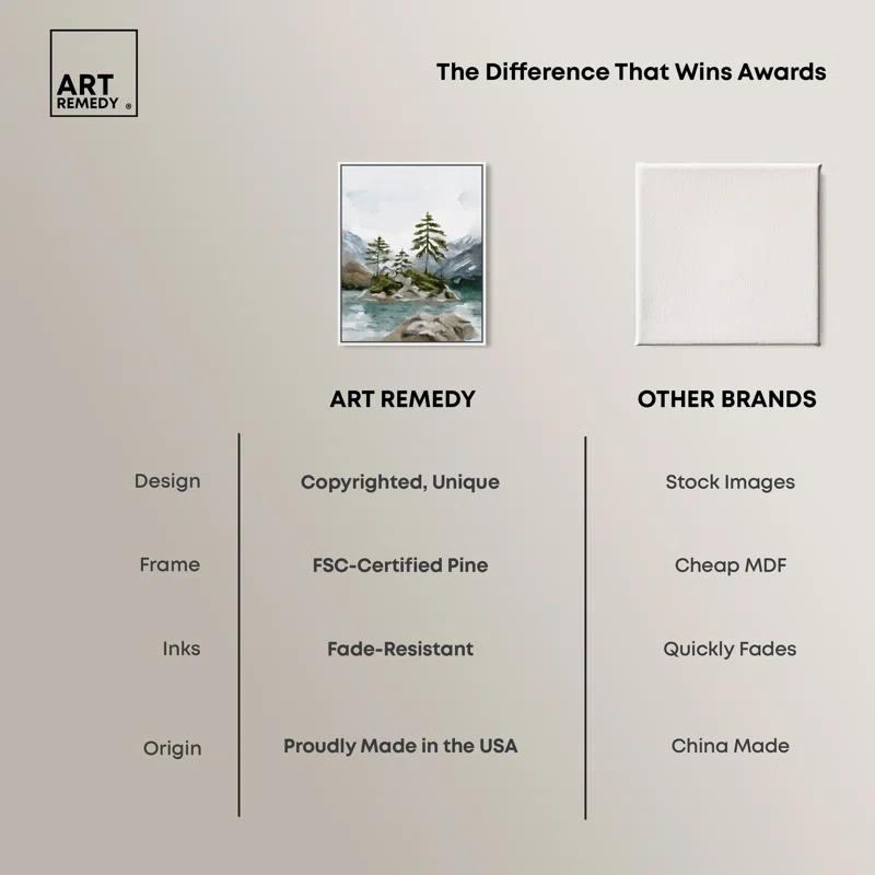 Art Remedy Cold Winter Lake