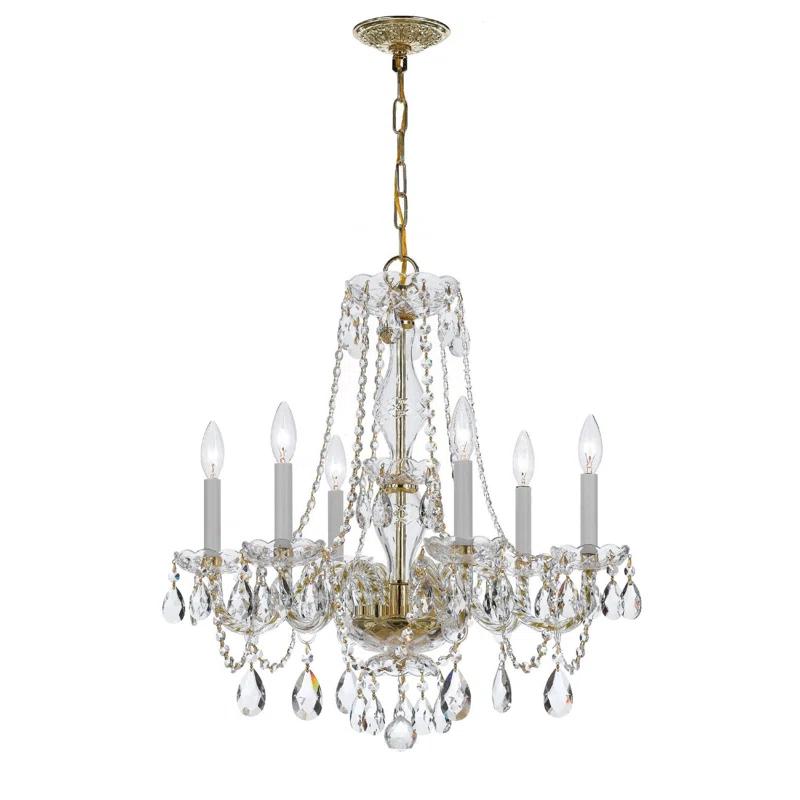 House of Hampton® Kimmori 6 - Light Glass Dimmable Chandelier