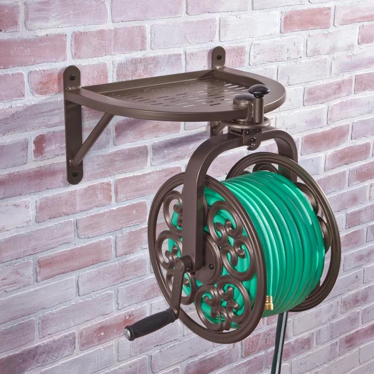 Liberty Garden Steel Wall Hose Reel