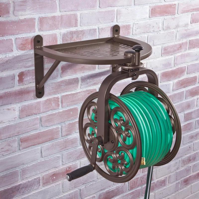 Liberty Garden Steel Wall Hose Reel